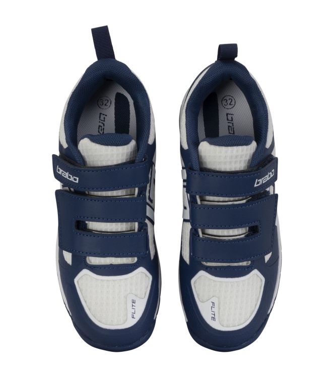 Brabo Brabo Shoe Force 010_white/navy 316.61013 010_White/Navy Brabo hockeyschoenen 316.61013 roze bij Leerentveldvrijetijd.nl