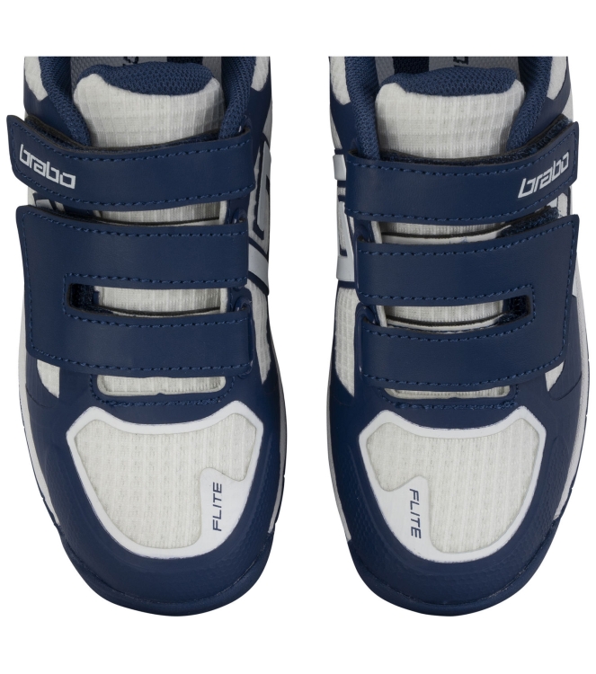 Brabo Brabo Shoe Force 010_white/navy 316.61013 010_White/Navy Brabo hockeyschoenen 316.61013 roze bij Leerentveldvrijetijd.nl