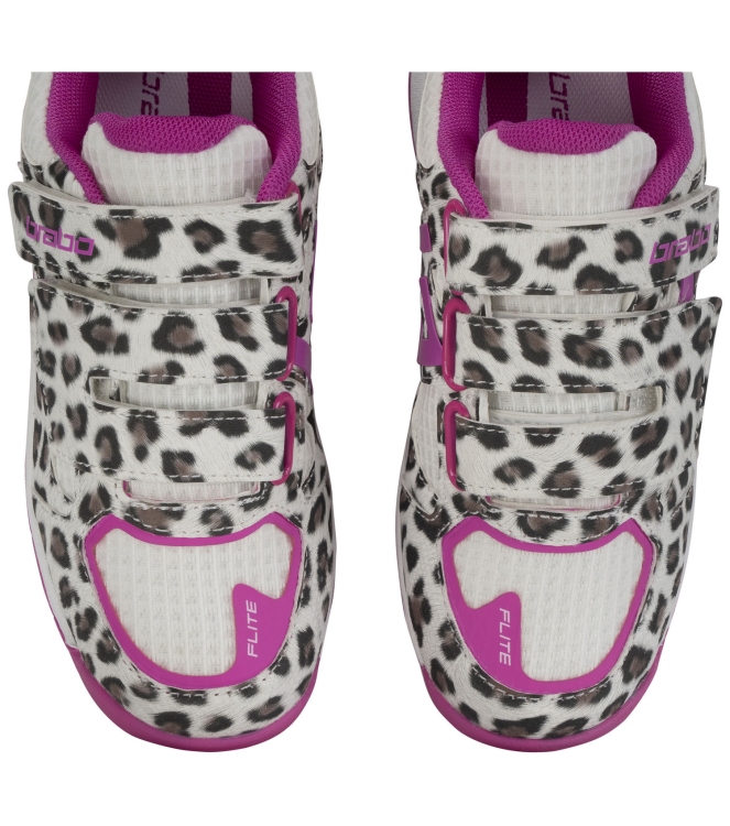 Brabo Brabo Shoe Force 040_leopard pink 316.61013 040_Leopard Pink Brabo hockeyschoenen 316.61013 donker groen bij Leerentveldvrijetijd.nl