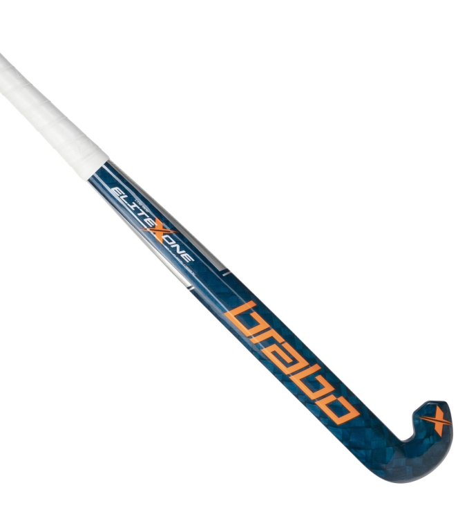 Brabo Brabo Elite X One Forged Carbon LB 000_blue/orange 315.60102 000_Blue/Orange Brabo hockeysticks 315.60102 antraciet bij Leerentveldvrijetijd.nl