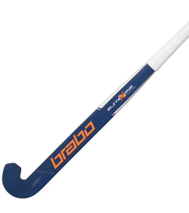 Brabo Brabo Elite X One Forged Carbon LB 000_blue/orange 315.60102 000_Blue/Orange Brabo hockeysticks 315.60102 antraciet bij Leerentveldvrijetijd.nl