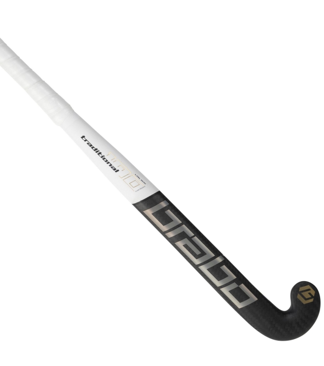 Brabo Brabo Traditional Carbon 100 LB 000_black/gold 315.61202 000_Black/Gold Brabo hockeysticks 315.61202 groen bij Leerentveldvrijetijd.nl