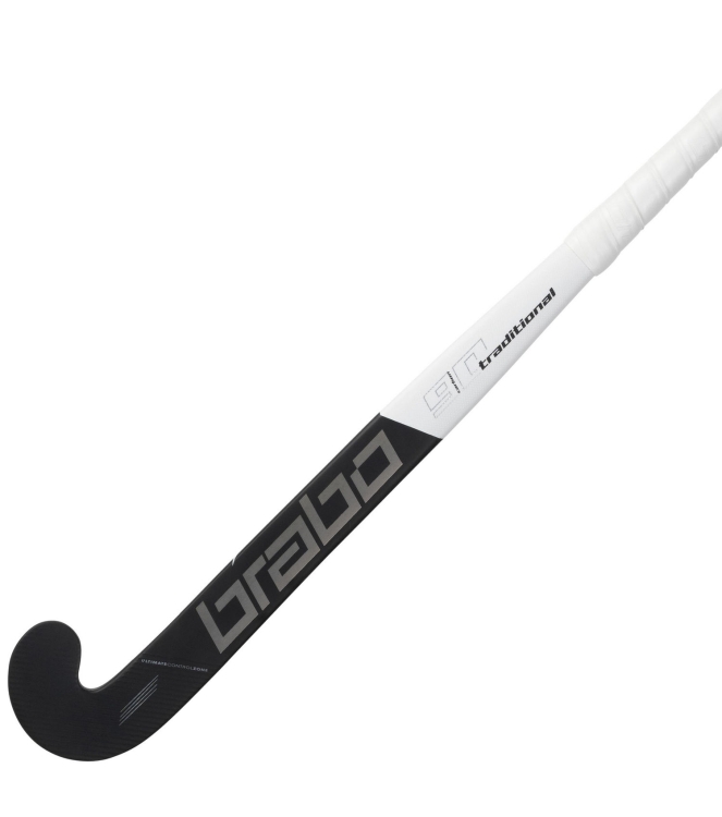 Brabo Brabo Traditional Carbon 90 LB 000_black/silver 315.61222 000_Black/Silver Brabo hockeysticks 315.61222 lichtblauw bij Leerentveldvrijetijd.nl