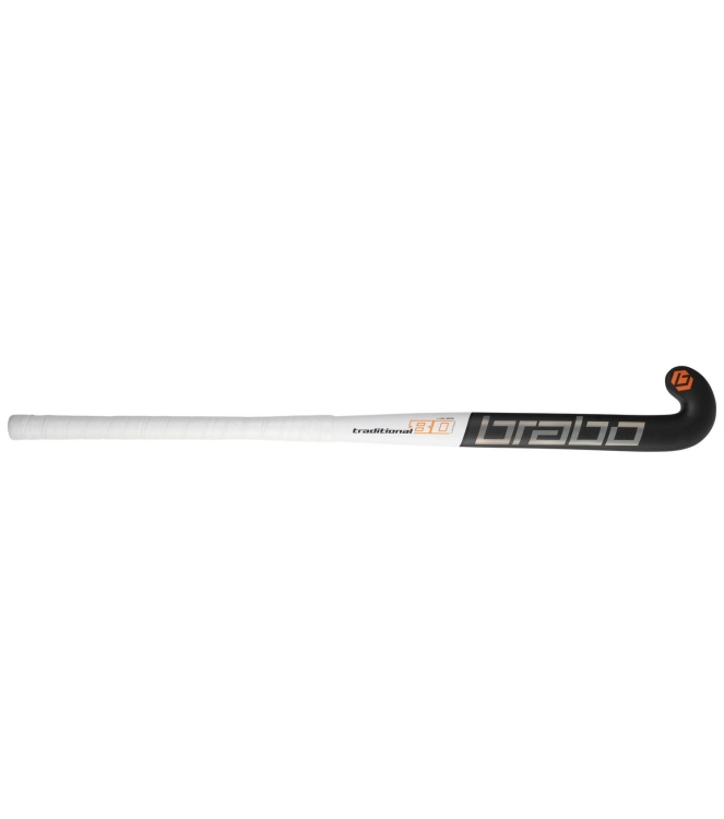 Brabo Brabo Traditional Carbon 80 LB 000_black/orange 315.61242 000_Black/Orange Brabo hockeysticks 315.61242 licht grijs bij Leerentveldvrijetijd.nl
