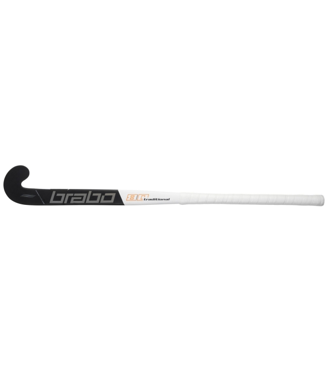 Brabo Brabo Traditional Carbon 80 LB 000_black/orange 315.61242 000_Black/Orange Brabo hockeysticks 315.61242 licht grijs bij Leerentveldvrijetijd.nl