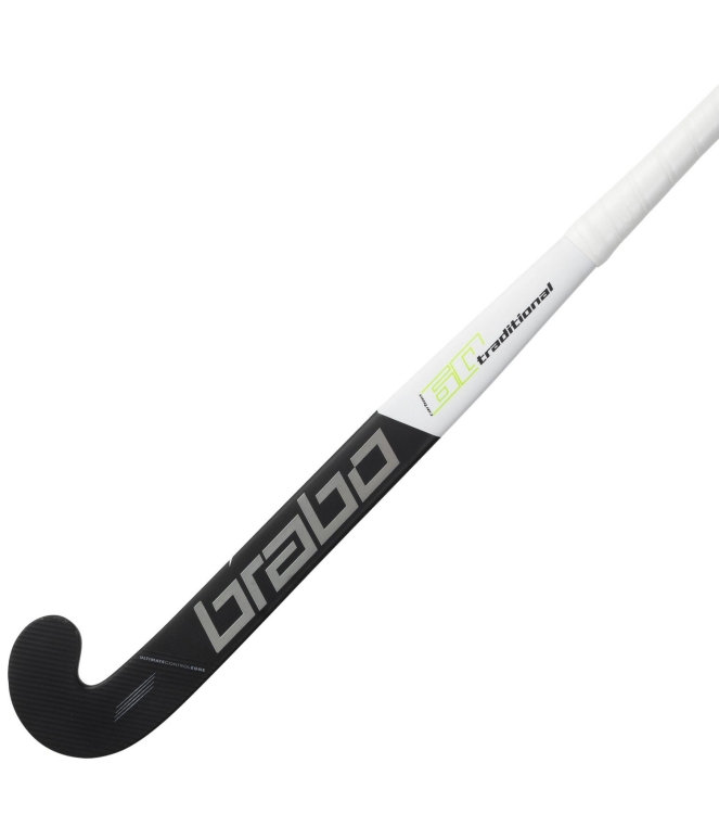 Brabo Brabo Traditional Carbon 60 LB 000_black/green 315.61282 000_Black/Green Brabo hockeysticks 315.61282 blauw bij Leerentveldvrijetijd.nl