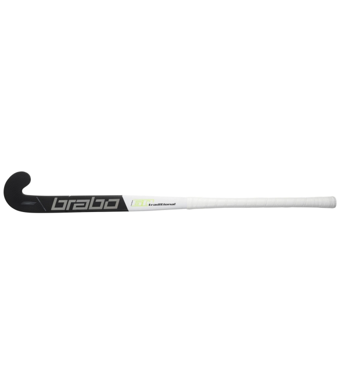 Brabo Brabo Traditional Carbon 60 LB 000_black/green 315.61282 000_Black/Green Brabo hockeysticks 315.61282 blauw bij Leerentveldvrijetijd.nl
