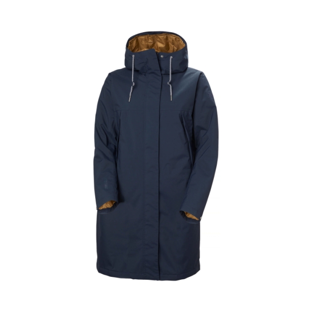 helly-hansen W Hvaler Ins Raincoat 597_Navy 54487