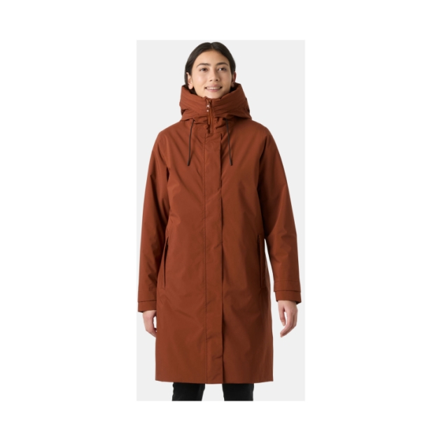 helly-hansen W Victoria Ins Rain Coat 301_Iron Oxide 53514