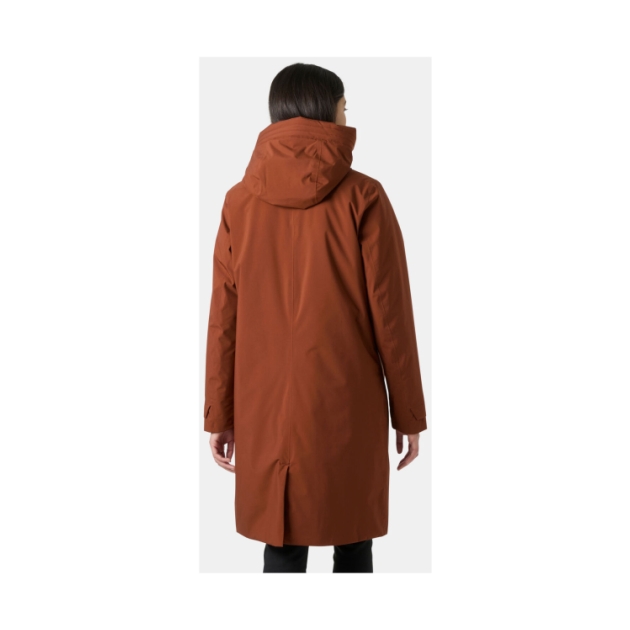 helly-hansen W Victoria Ins Rain Coat 301_Iron Oxide 53514