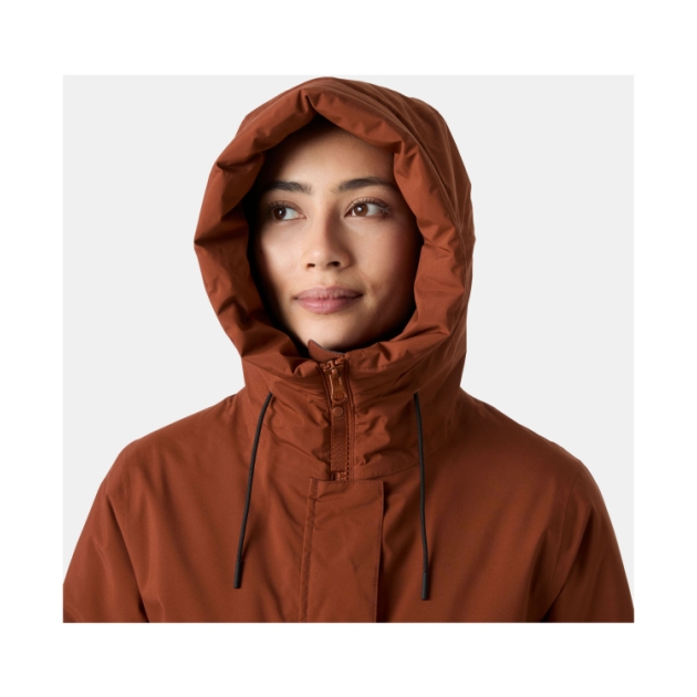 helly-hansen W Victoria Ins Rain Coat 301_Iron Oxide 53514