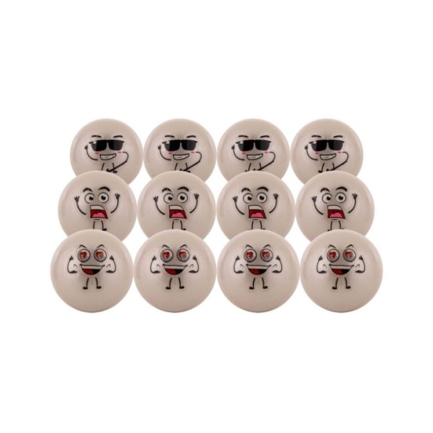 reece Emoticon Hockey Ball 2800_White-Black 889033