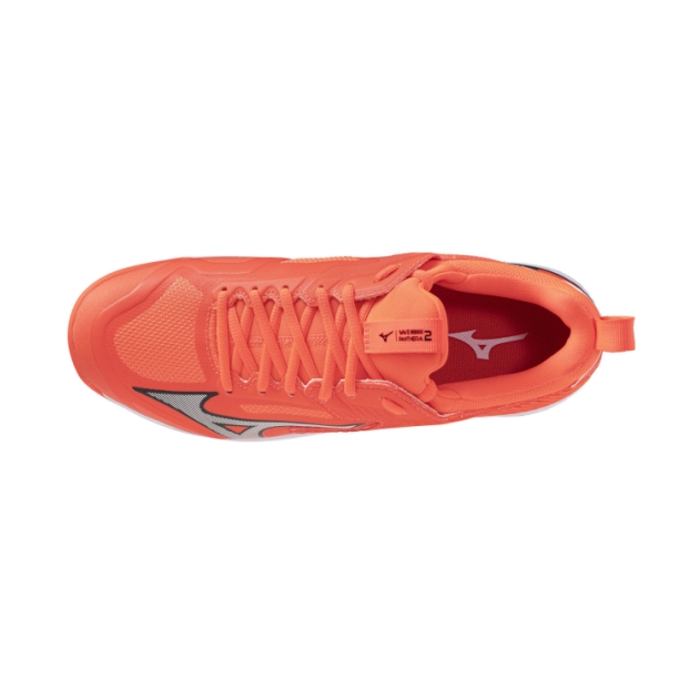 mizuno Wave Panthera 2(u) Lava Orange/White/Black X1GA2410 80