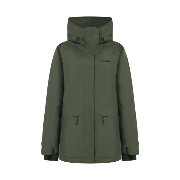 didriksons-1913 Essa Womens Jacket 300_Deep Green 506229