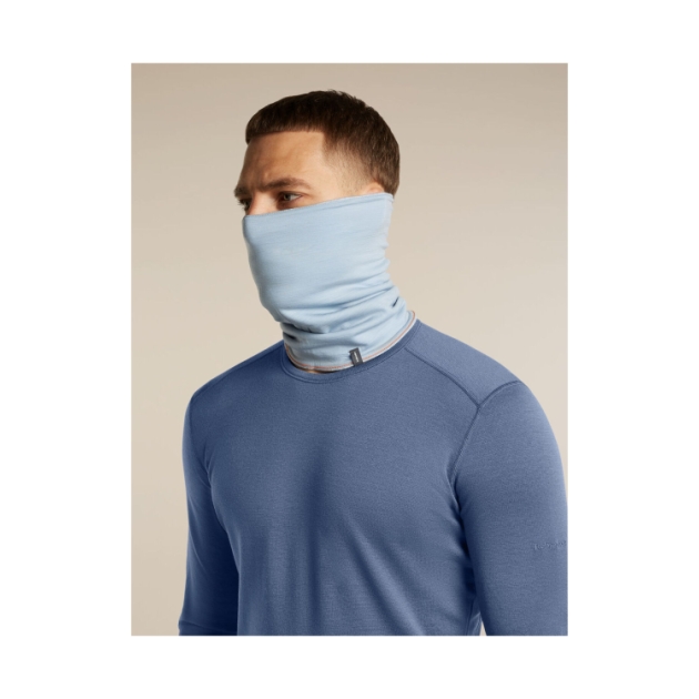 icebreaker Unisex Mer 260 O Vertex Rev Chute ChilW 0NT1_Snow/Zinc Blue/J IB0A57I4