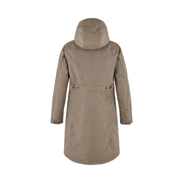 fjällräven Kiruna Hydratic Padded Parka W 244_Suede Brown F14500193