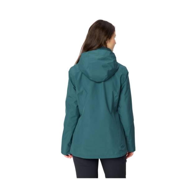 vaude Wo Rosemoor 3in1 Jacket II Dark Fjord Green 46283_349