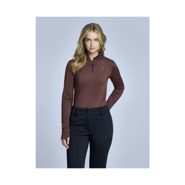 Poederbaas Arctic Pully Women 3.0 204_Chocolate PB010962