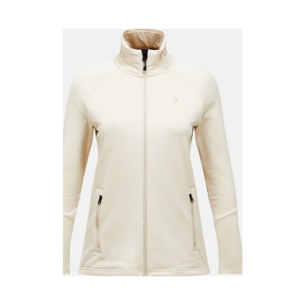 peak-performance W Rider Essentials Zip Jacket N36_Sand Fog/Sand Fog G80572