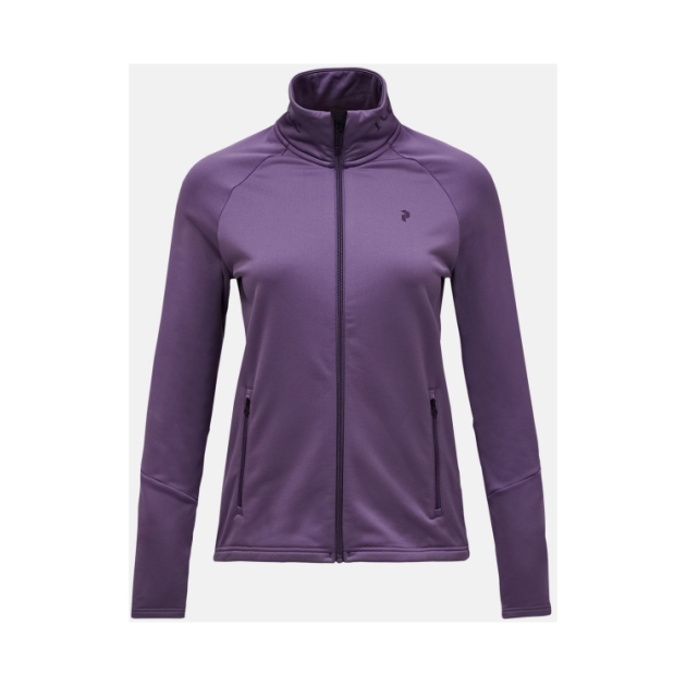 peak-performance W Rider Essentials Zip Jacket P24_Montana Grape/Montana Grape G80572