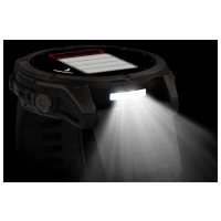 garmin Fenix 9 51mm Carbon grey DLC-titanium Zwarte siliconen band 010-04763-11