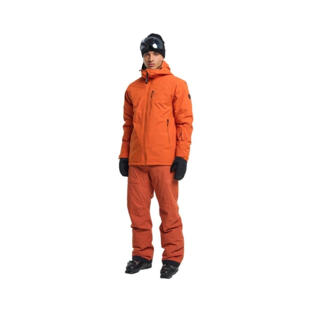 tenson Niseko Ski Jacket Men 253_Dark orange 5018267