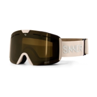 Sinner Arc S Double Full Gold Mirror Vent Matte Light Grey SIGO-204-20-09
