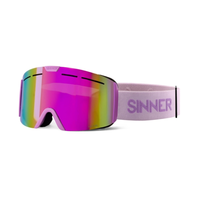 Sinner Arc S  Double Full Pink Mirror Vent Matte Lila SIGO-204-74-78