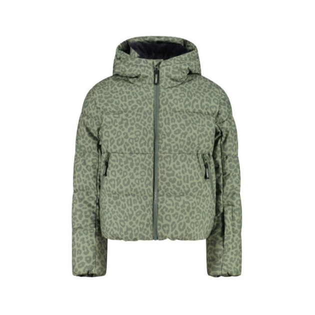 cmp Kid G Jacket Fix Hood 00ZZ_Green Tea Salvia 36W0705P