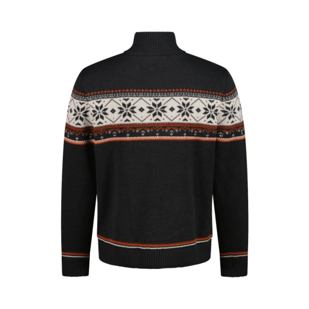 CMP Man Sweat Knitted With Lining U423_Antracite 7H87619