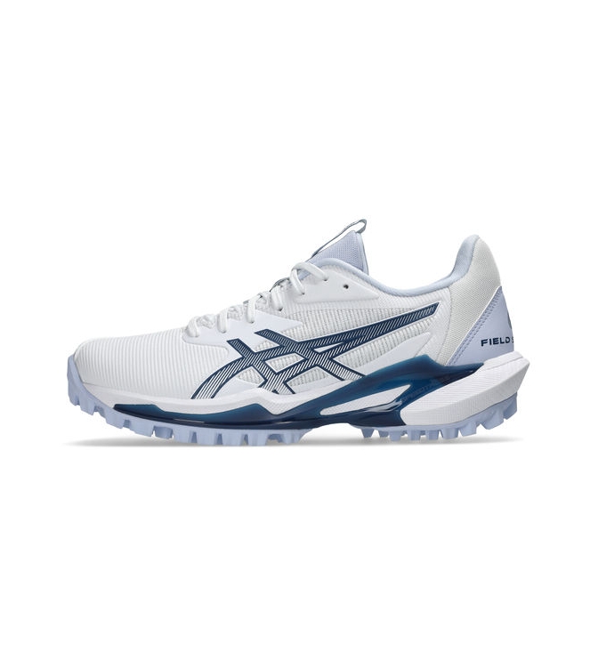 Asics Asics Field Speed FF 2 white/independence blue 1112A056_101 White/Independence Blue Asics hockeyschoenen 1112A056_101 antraciet bij Leerentveldvrijetijd.nl
