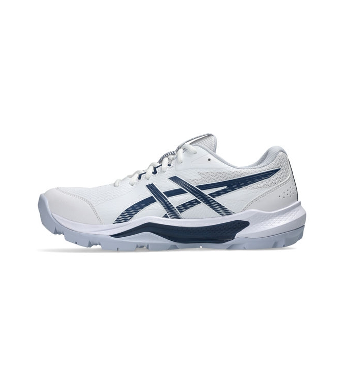 Asics Asics Gel Peake 3 white/independence blue 1113A057_108 White/Independence Blue Asics hockeyschoenen 1113A057_108 antraciet bij Leerentveldvrijetijd.nl