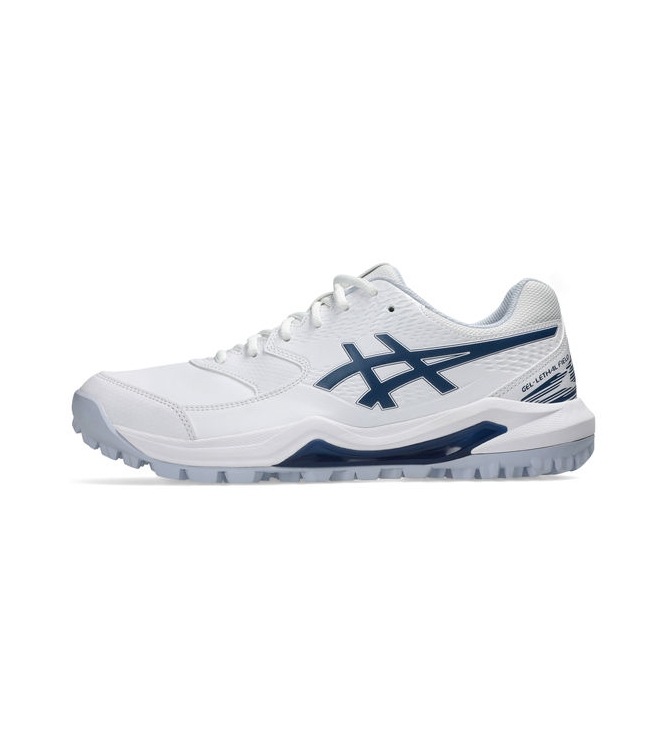 Asics Asics Gel Lethal Field 2 white/independence blue 1113A046_108 White/Independence Blue Asics hockeyschoenen 1113A046_108 antraciet bij Leerentveldvrijetijd.nl
