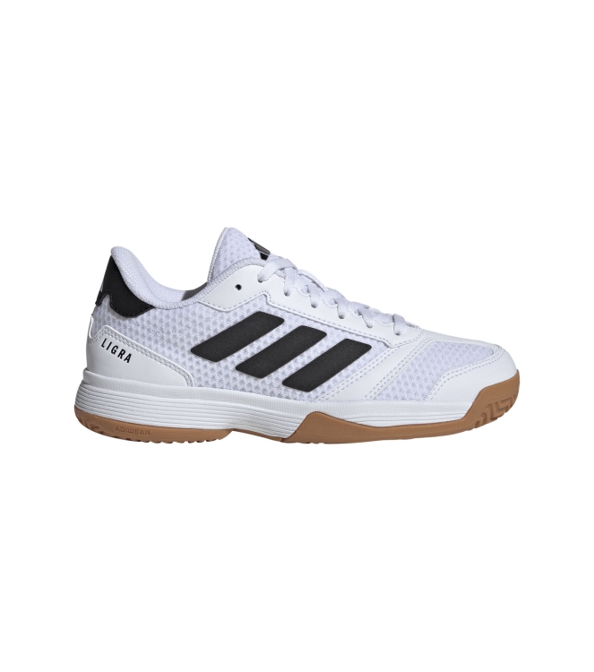 Adidas Adidas Ligra 8 K white-black IH8244 white-black Adidas hockeyschoenen IH8244 roze bij Leerentveldvrijetijd.nl