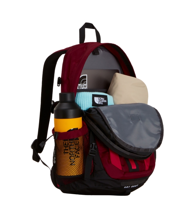 The North Face The North Face Hot Shot Se wwn burgundy crush/ NF0A3KYJ WWN Burgundy Crush/ The North Face tassen NF0A3KYJ geel bij Leerentveldvrijetijd.nl