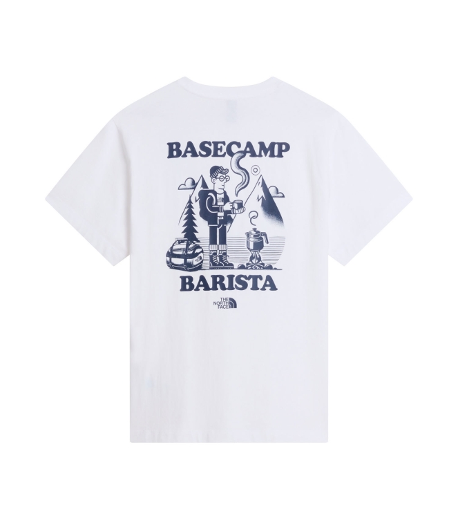 The North Face The North Face U Basecamp Barista Rlx Ss Tee Graphic ybo tnf white/summi NF0A8JAA YBO Tnf White/Summi The North Face fleeces en truien NF0A8JAA roze bij Leerentveldvrijetijd.nl