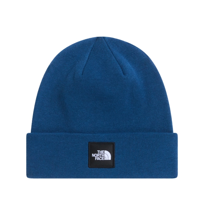 The North Face The North Face Dock Worker Recycled Beanie hdc shady blue NF0A8HMG HDC Shady Blue The North Face wintersportkleding NF0A8HMG antraciet bij Leerentveldvrijetijd.nl