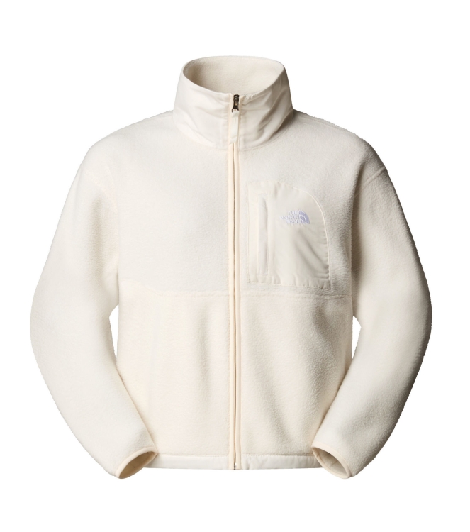 The North Face The North Face W Yumiori Off Peak Full Zip Jacket qli white dune NF0A8EUZ QLI White Dune The North Face jassen NF0A8EUZ roze bij Leerentveldvrijetijd.nl
