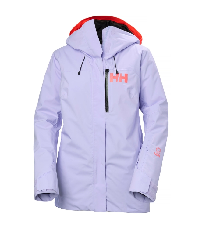 Helly Hansen Helly Hansen W Powshot Jacket 698_bright lavender 65760 698_Bright Lavender Helly Hansen jassen 65760 blauw combinatie bij Leerentveldvrijetijd.nl