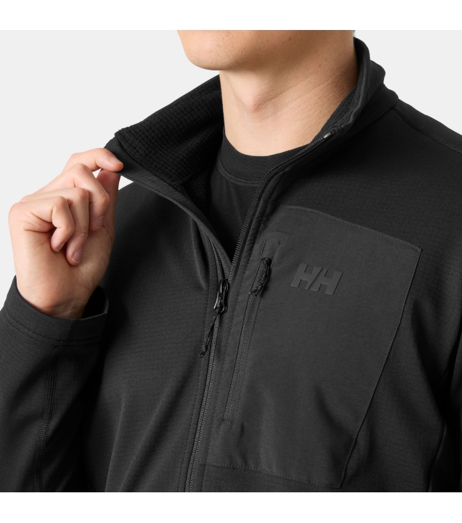 Helly Hansen Helly Hansen Versalite Fleece Jacket 990_black 49604 990_Black Helly Hansen fleeces en truien 49604 licht grijs bij Leerentveldvrijetijd.nl