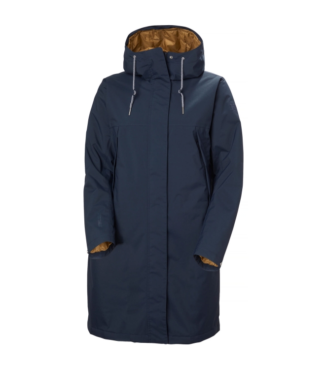 Helly Hansen Helly Hansen W Hvaler Ins Raincoat 597_navy 54487 597_Navy Helly Hansen jassen 54487 geen kleur bij Leerentveldvrijetijd.nl