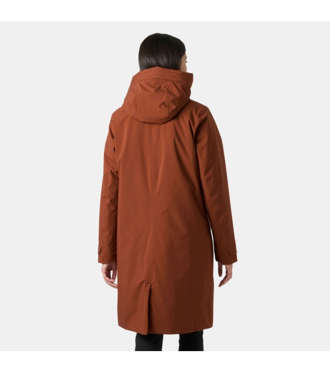 Helly Hansen Helly Hansen W Victoria Ins Rain Coat 301_iron oxide 53514 301_Iron Oxide Helly Hansen jassen 53514 beige bij Leerentveldvrijetijd.nl
