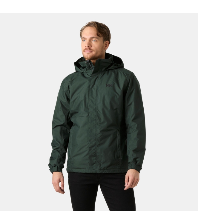 Helly Hansen Helly Hansen Dubliner Insulated Jacket 418_dark jungle 53117 418_Dark Jungle Helly Hansen jassen 53117 donker grijs bij Leerentveldvrijetijd.nl
