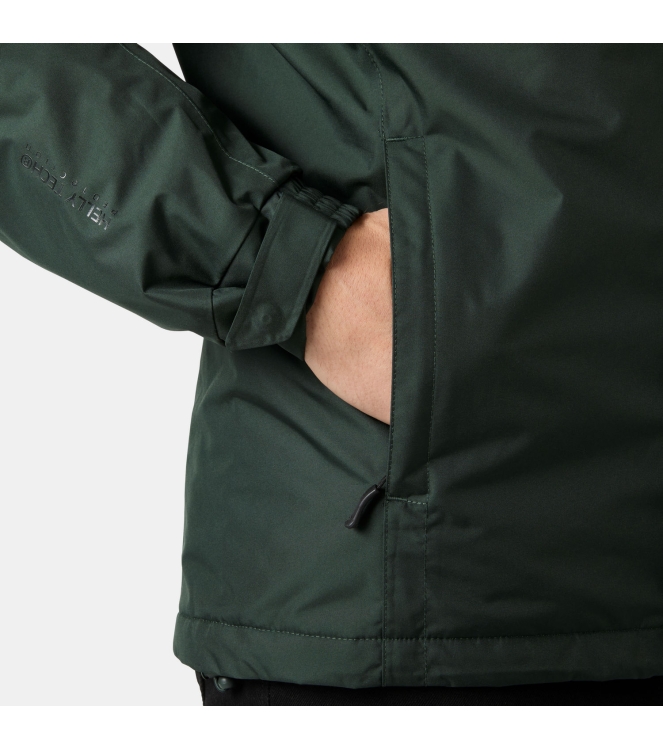 Helly Hansen Helly Hansen Dubliner Insulated Jacket 418_dark jungle 53117 418_Dark Jungle Helly Hansen jassen 53117 donker grijs bij Leerentveldvrijetijd.nl