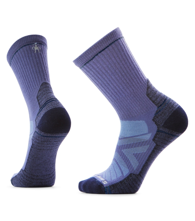 Smartwool Smartwool Hike Light Cushion Crew Socks p431_nightfall blue SW001614 P431_Nightfall Blue Smartwool wandelsokken SW001614 blauw combinatie bij Leerentveldvrijetijd.nl