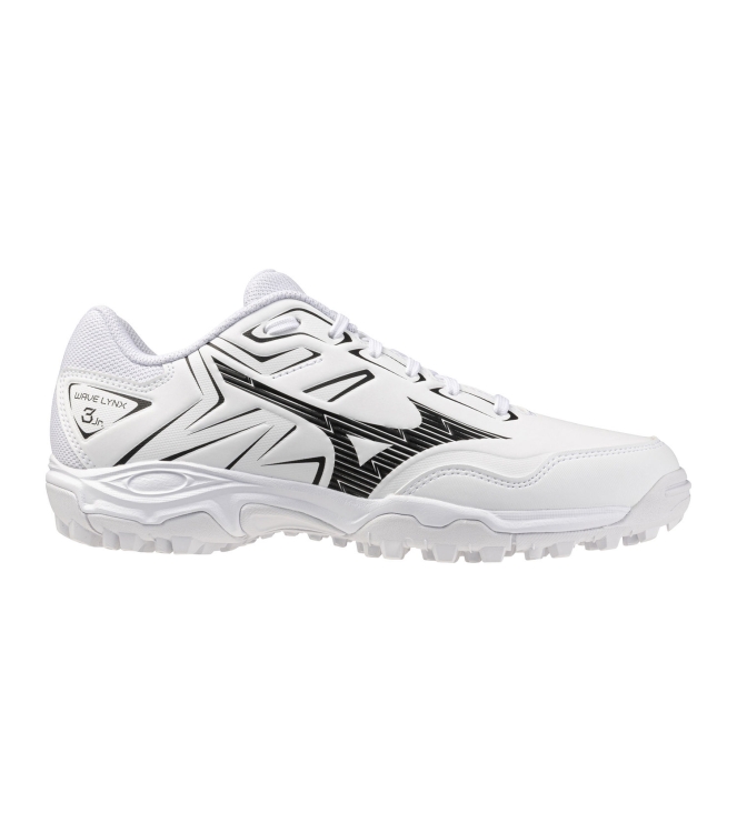 mizuno mizuno Wave Lynx 3 Jr.(C) white/black X1GC2630 83 White/Black mizuno hockeyschoenen X1GC2630 83 roze bij Leerentveldvrijetijd.nl