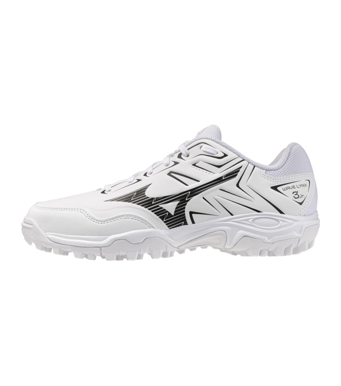 mizuno mizuno Wave Lynx 3 Jr.(C) white/black X1GC2630 83 White/Black mizuno hockeyschoenen X1GC2630 83 roze bij Leerentveldvrijetijd.nl