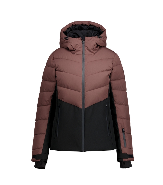 Icepeak Icepeak Ellinwood Jacket 185_chocolate brown 2_53118_813_I 185_Chocolate Brown Icepeak jassen 2_53118_813_I oranje bij Leerentveldvrijetijd.nl