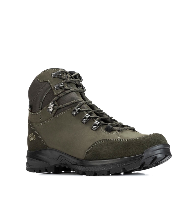Hanwag Hanwag Banks Hunt SF Extra GTX 049012_sepia/black H202700 049012_Sepia/Black Hanwag wandelschoenen H202700 blauw bij Leerentveldvrijetijd.nl