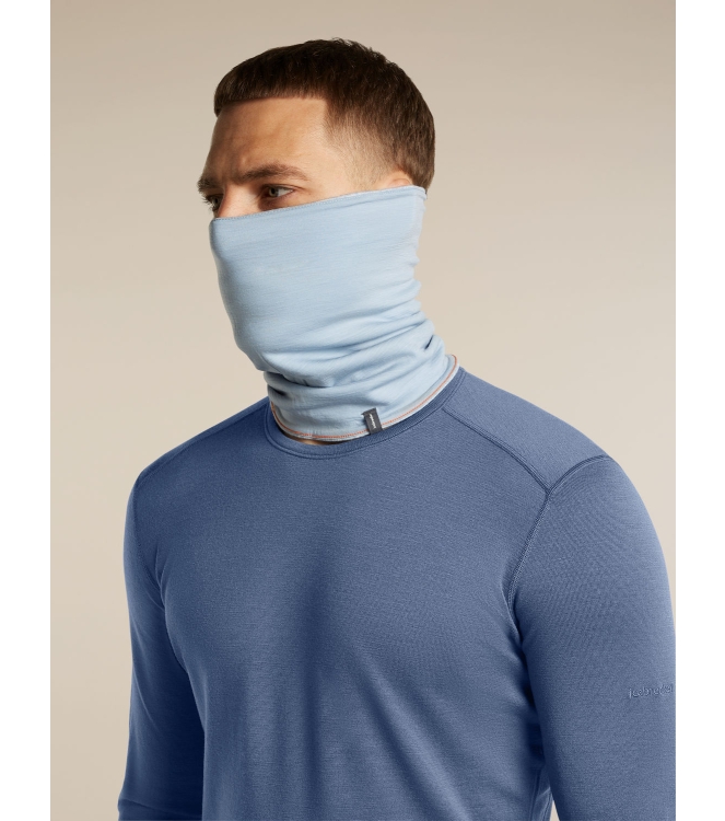 Icebreaker Icebreaker Unisex Mer 260 O Vertex Rev Chute ChilW 0nt1_snow/zinc blue/j IB0A57I4 0NT1_Snow/Zinc Blue/J Icebreaker wintersportkleding IB0A57I4 roze bij Leerentveldvrijetijd.nl